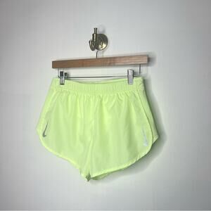 Nike Dri-Fit Tempo Race Running Shorts Neon Yellow